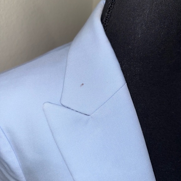 Mango Soft Blue Women's Blazer- Size 8 - Picture 3 of 12